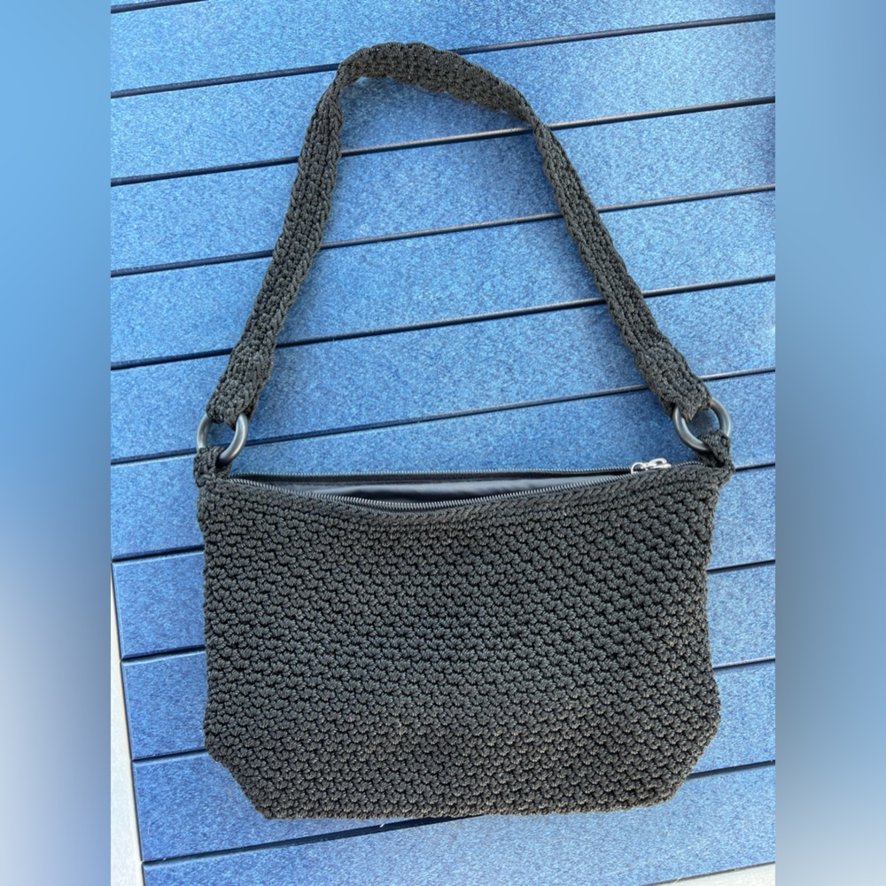 The Sak Women's Shoulder Bag Crochet Knit Tote